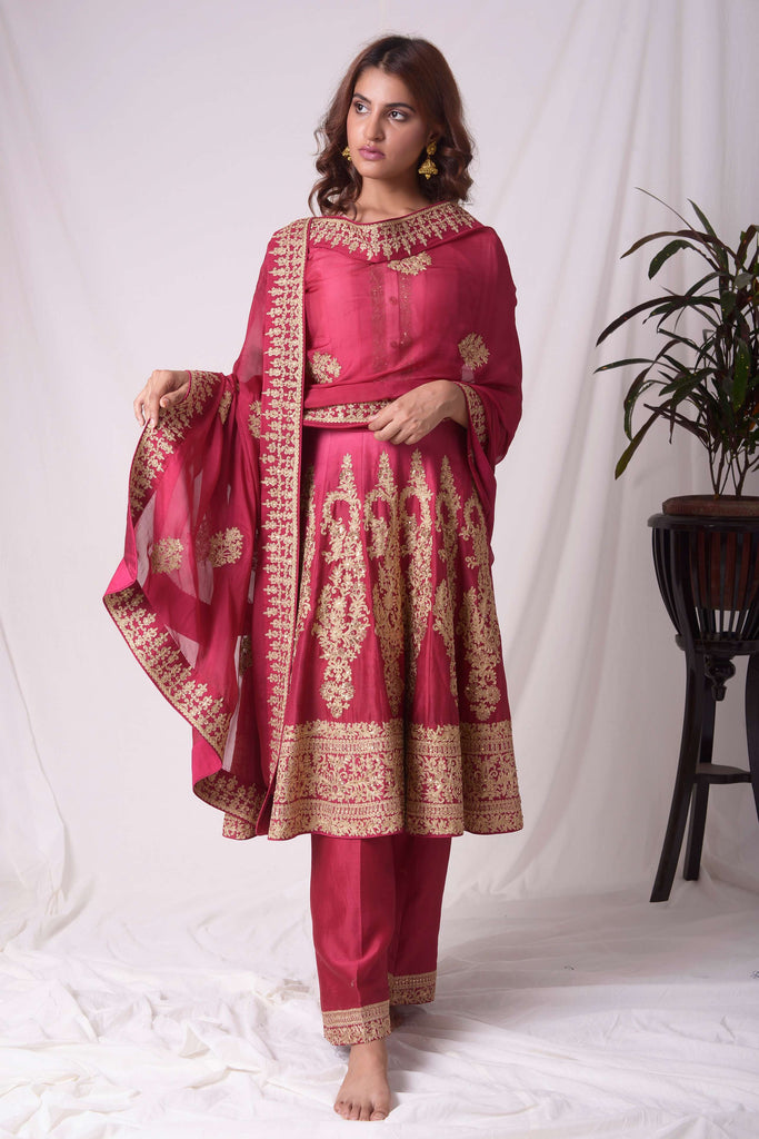 Double Shade Chanderi AAS Couture