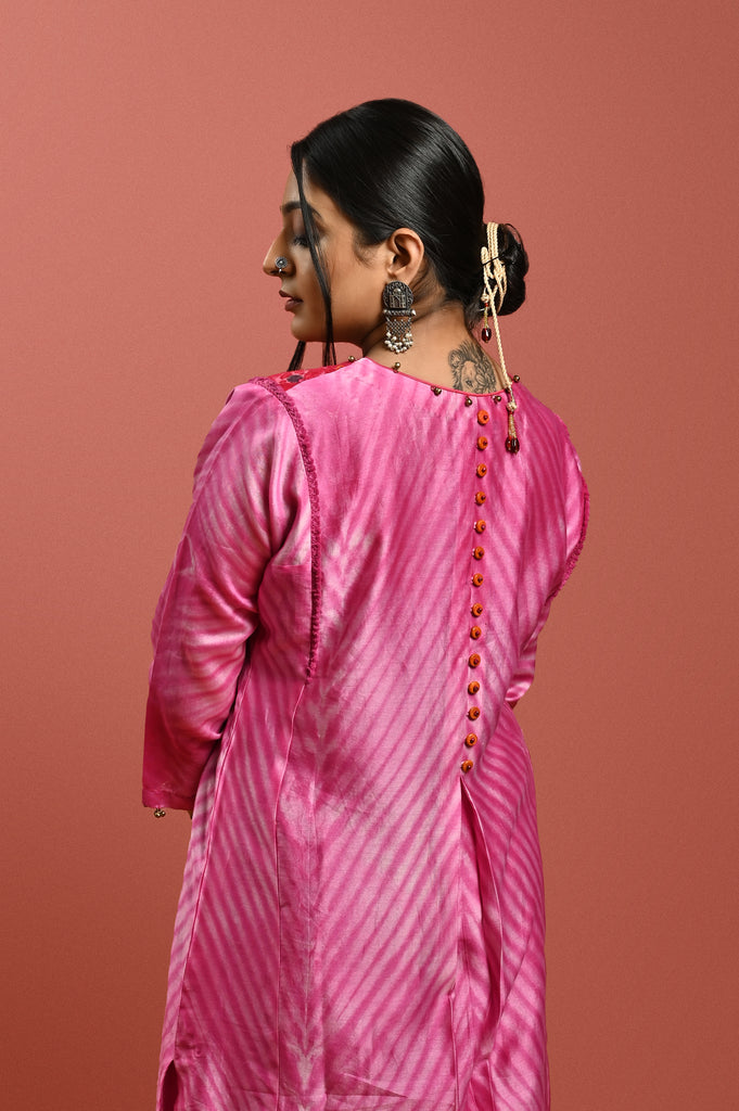 Chanderi silk kurta set AAS Couture