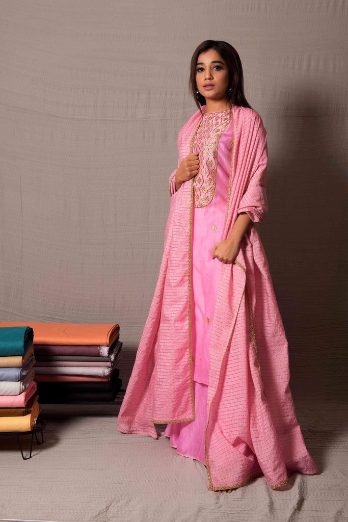 Traditional Wear Silk Chanderi AAS Couture